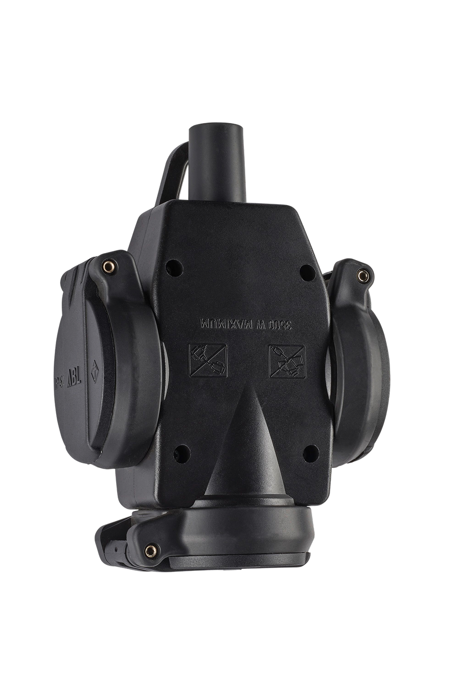 Expert Triple Suspended Connector with self-closing hinged covers French-Belgian